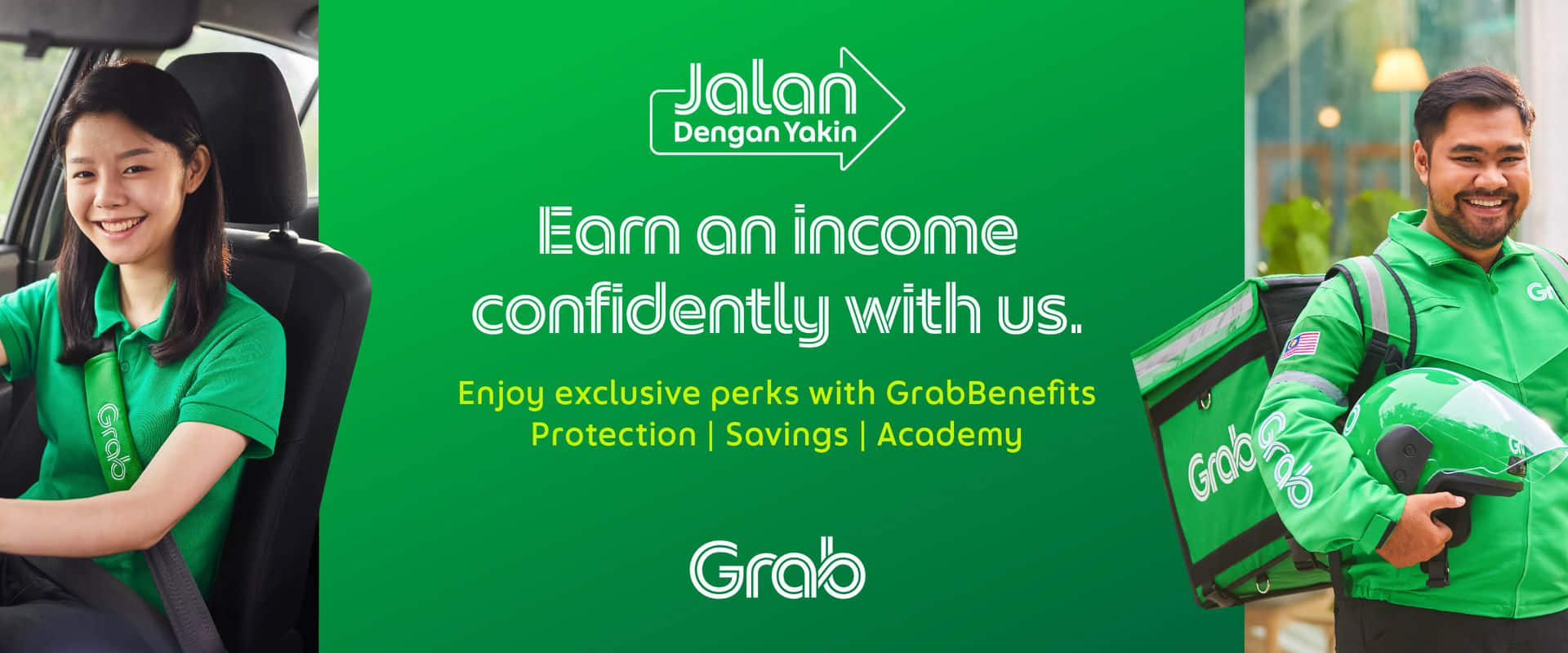 Do you know your benefits as a Grab Delivery-Partner? GrabBenefits programme is designed for you with your wants and needs as our priority