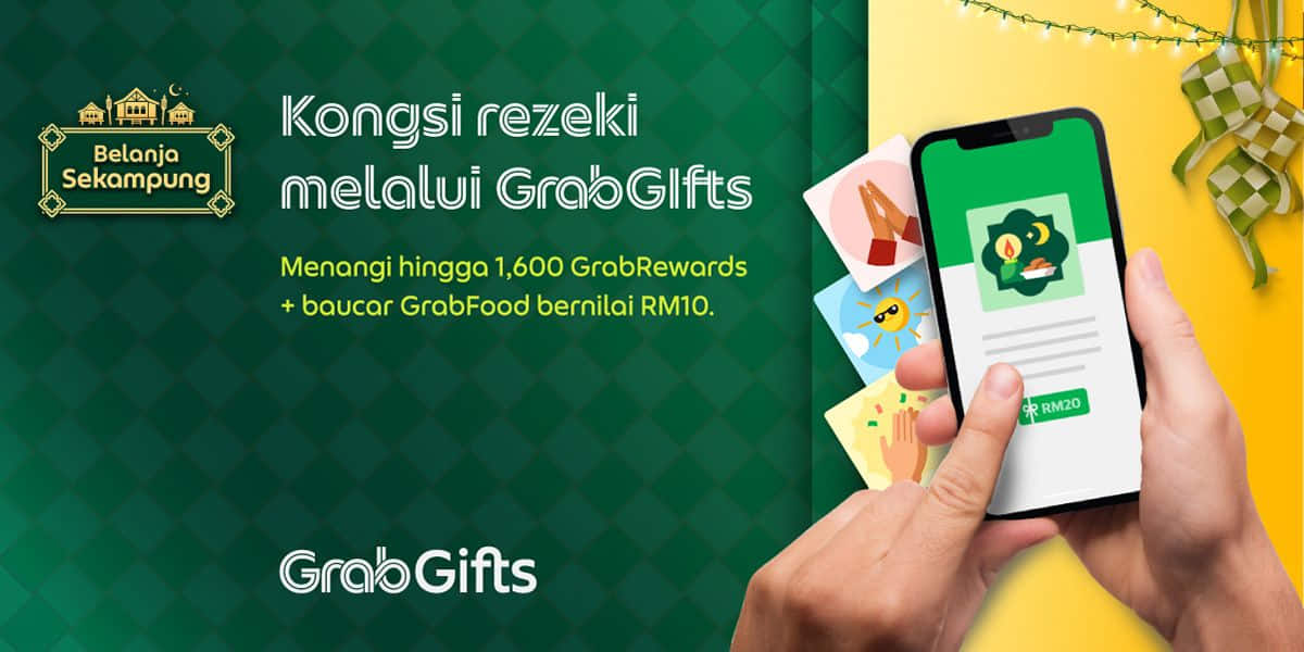 GrabGifts Belanja Sekampung Challenge Grab Raya Ramadan