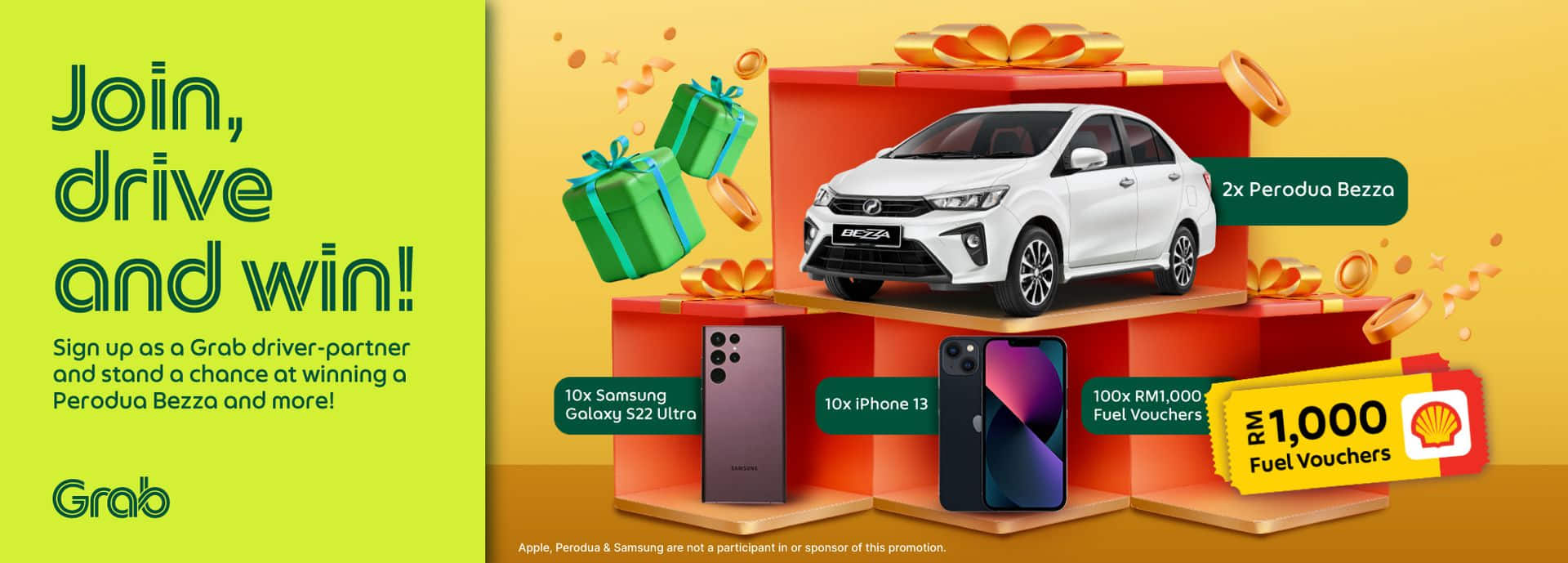 Join Drive and Win Grab MY