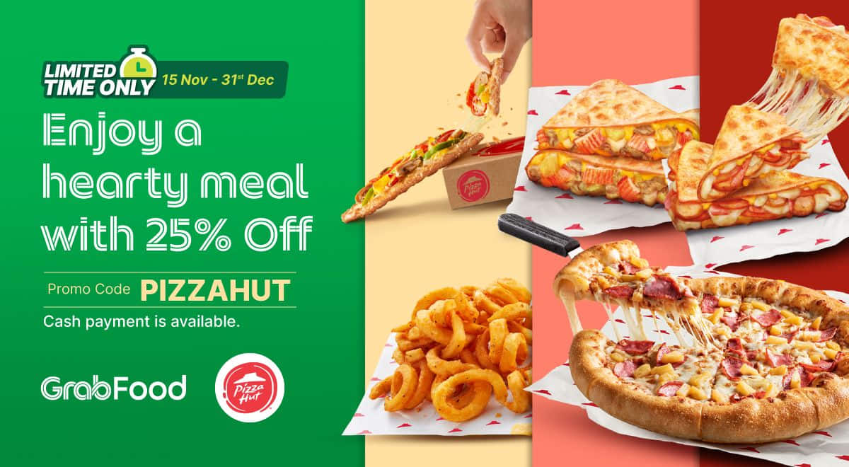 GrabFood Pizza Hut 25 Off Grab MY