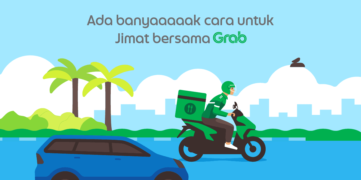 Ada banyaaak cara untuk Jimat bersama Grab