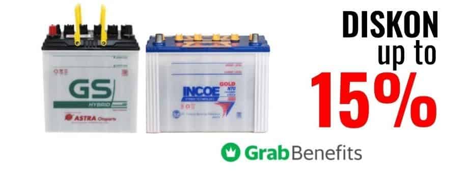 Mitra Grab Solo Raya Diskon hingga 15 aki mobil motor 