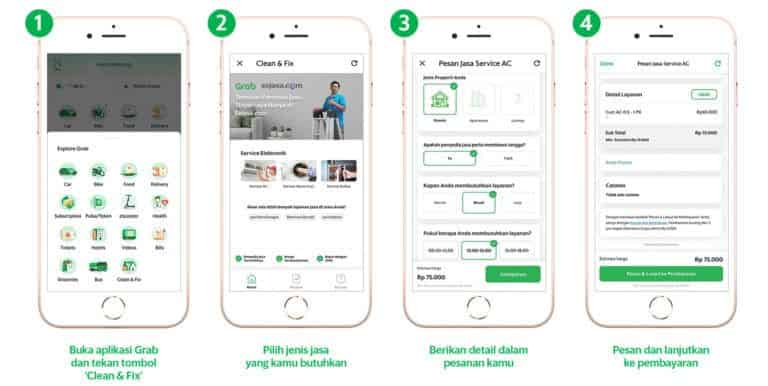 Temukan penyedia jasa profesional di aplikasi Grab | Grab ID