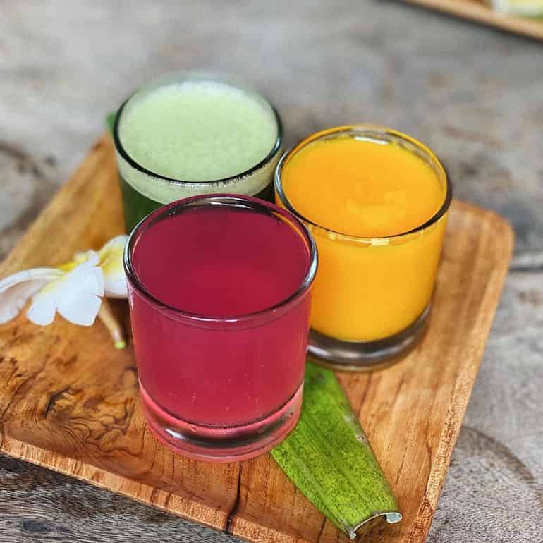 Best cafes in Bali: health shots at Betelnut, Canggu