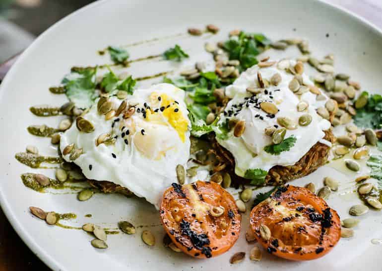 Best breakfasts in Canggu Bali: When Eggs Meet Haloumi at Koloni Café