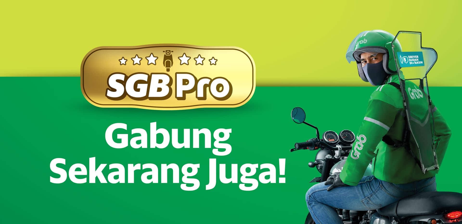 GrabBike Jabodetabek - Ayo Gabung di Program SGB Pro | Grab ID