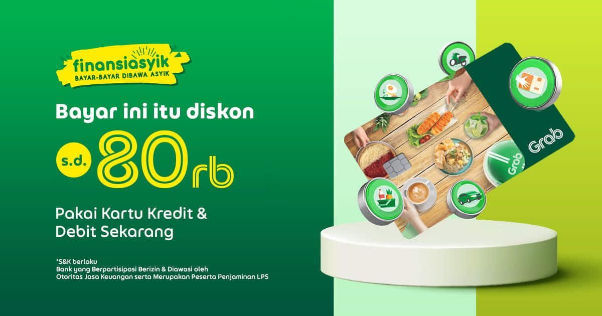 Walau musim berganti, diskon s.d. Rp80.000 tetap menemani 💚 | Grab ID