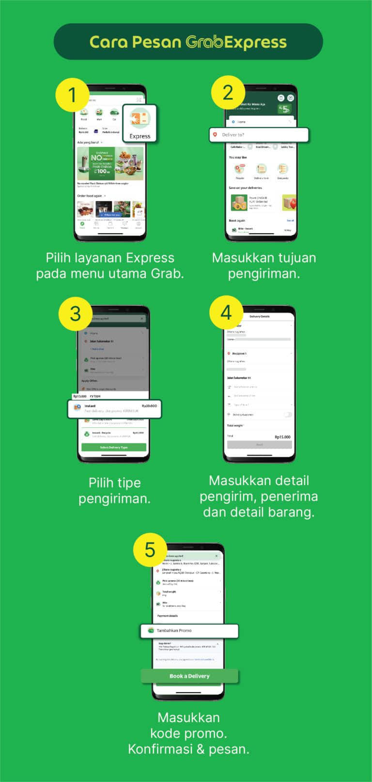 GrabExpress | Fitur-Fitur Grab Express | Grab ID