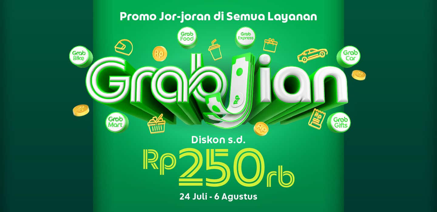 GrabJian datang lagi. Sekian dan terima gaji 🙏🏻 Grab ID