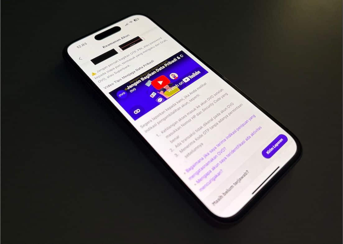 OVO Security Features